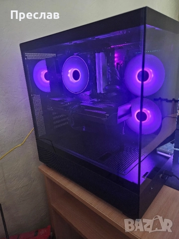 Геймърски компютър Ryzen 7 7700 + RX 9070 XT Hellhound, 32GB DDR5, 1TB, снимка 4 - Геймърски - 52296660