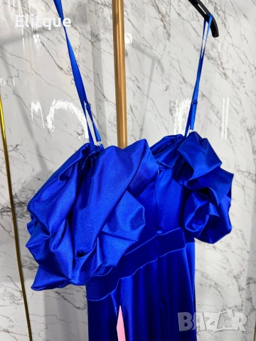 Дълги елегантни ,сатенени официални рокли , снимка 3 - Рокли - 53195616