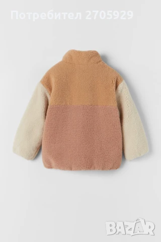 Zara каракулесто яке, размер 11-12 г. (152 см), отговаря на XS, снимка 2 - Детски якета и елеци - 50851997