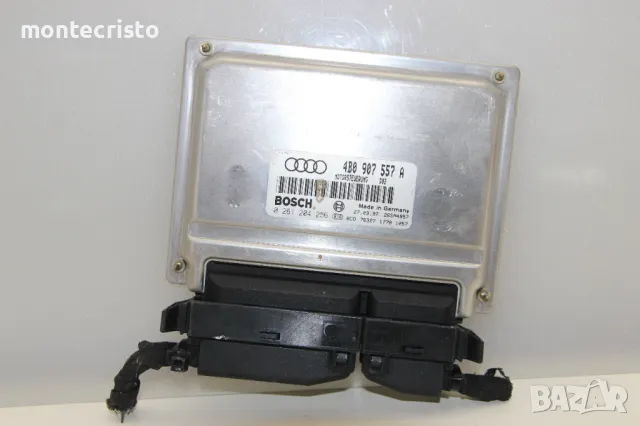 Моторен компютър ECU Audi A6 C5 (1997-2005г) 4B0 907 557 A / 4B0907557A / 0 261 204 256 / 0261204256, снимка 1 - Части - 46975220