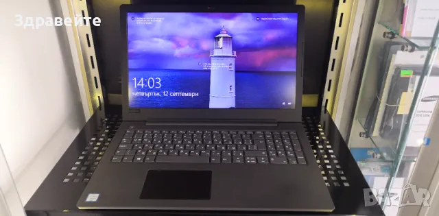 лаптоп Lenovo core-i3 12gb 15.6 256Gb ssd Оригинален Win10, снимка 1 - Лаптопи за дома - 47224726