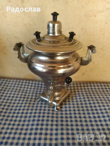 стар руски декоративен самовар, снимка 2 - Декорация за дома - 50913913