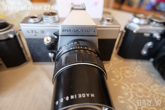 7 филмови апарата & 7 обектива. M42 Mount, снимка 14 - Фотоапарати - 53799465