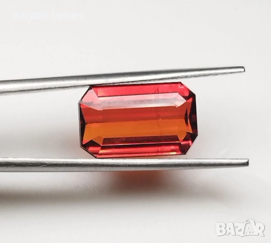 Изключителен 5.04кт Vivid оранжев спесартит гранат от Нигерия! Сертифициран! Нов!, снимка 11 - Други - 53690649
