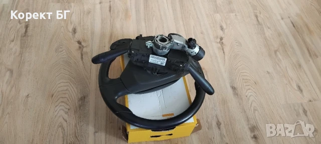 Мултифункционален волан с аербег airbag и лентов кабел + лост за мигачи/чистачки за Citroen C3, снимка 6 - Части - 51163676