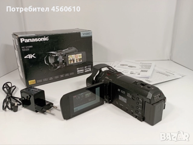 Видеокамера Panasonic HC-VX980, снимка 6 - Камери - 51679416