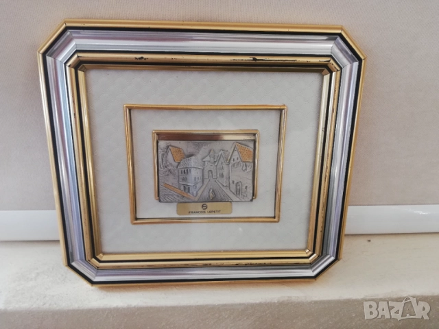 сертифицирана сребърна /925/ картина от Италия