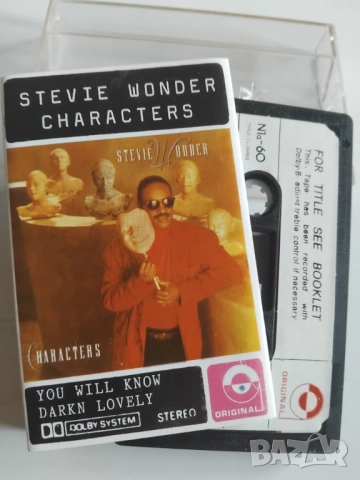 Stevie Wonder – Characters - аудио касета музика