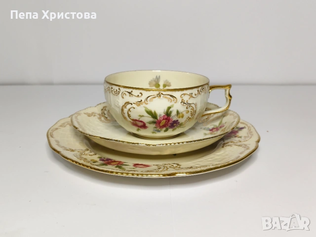 Rosenthal Sanssouci троен сет за чай, снимка 2 - Чаши - 53663640