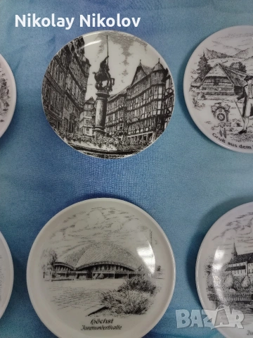 Немски мини чинийки порцеланови, снимка 8 - Антикварни и старинни предмети - 53479945