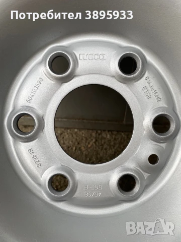 Оригинална джанта за Ивеко Дейли 16”, снимка 2 - Гуми и джанти - 50471254