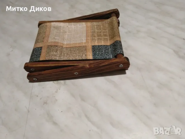 Декоративно столче сгъваемо моливник Н-126мм и 18х13см, снимка 2 - Други - 50024475