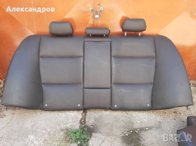 БМВ Е90/BMW E90 задни седалки от кожен рекаро салон, снимка 4 - Части - 46690887