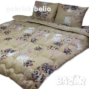 #Спален #Комплект с прошита зимна олекотена #Завивка микрофибър в единичен и двоен размер Произход Б, снимка 3 - Олекотени завивки и одеяла - 38259108