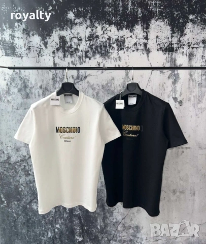 Moschino Нови Мъжки Тениски Два Цвята 