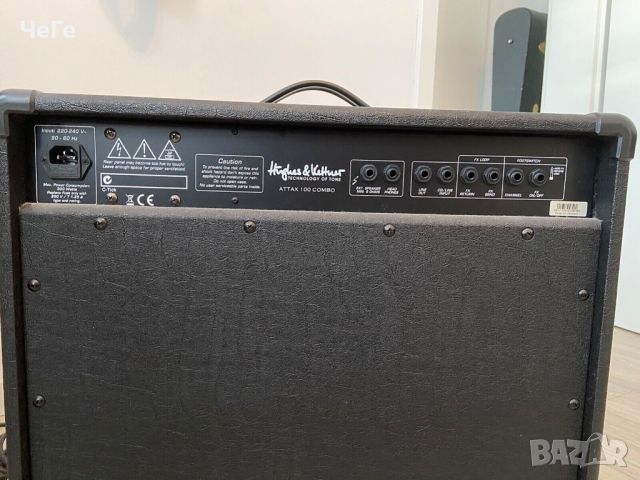 Hughes & Kettner Attax 100 DISC, 100W Guitar Combo Amp, последен модел с ефекти, снимка 2 - Китари - 46311168