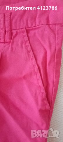 розов памучен панталон, снимка 3 - Панталони - 46203077