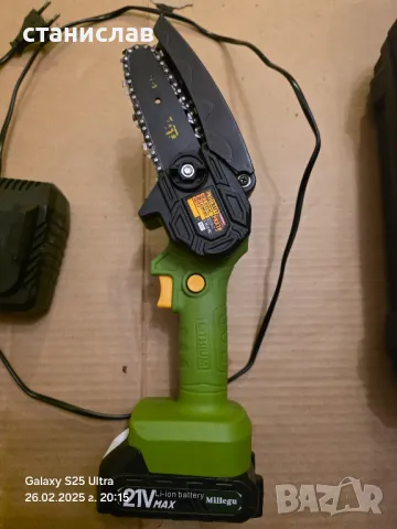 акумолаторен трион , снимка 3 - Градинска техника - 49261985