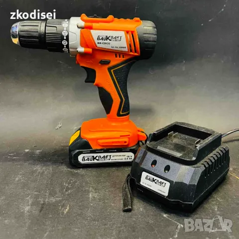 Акумулаторен винтоверт BAUKRAFT BK-CDI35, снимка 1