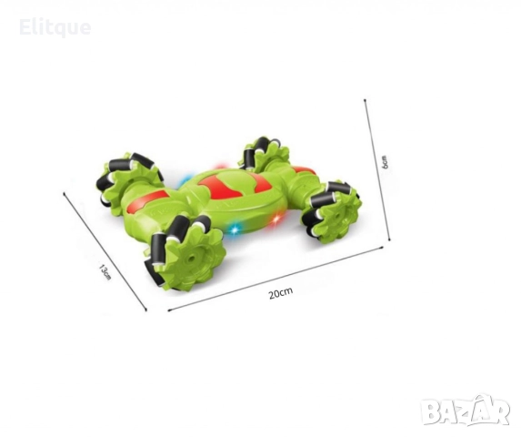 Екшън каскадна кола с дистанционно управление, снимка 8 - Коли, камиони, мотори, писти - 52786745