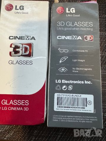 Продавам LG 3D очила, снимка 5 - Стойки, 3D очила, аксесоари - 46062085