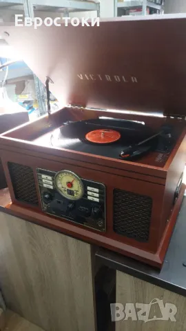 Victrola The Quincy 6-в-1 Bluetooth плейър и мултимедиен център с вградени високоговорители, снимка 7 - Други - 48005746