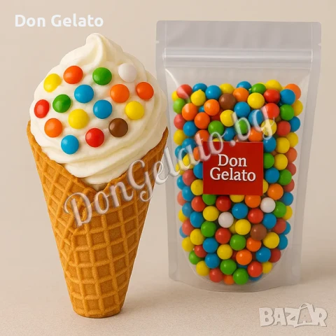 Шарени шоколадови дражета за декорация – 1 кг | Don Gelato, снимка 2 - Други - 51268454