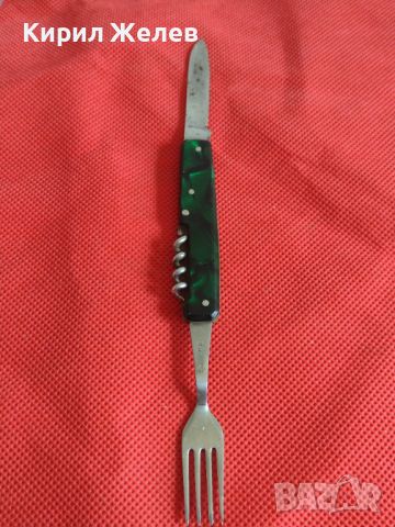 Стар джобен нож от соца с маркировка П.Денев Габрово уникат перфектно състояние 44812