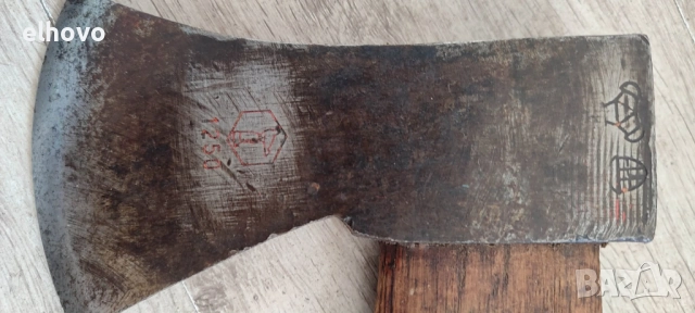 Стара брадва с дълга дръжка#38, снимка 6 - Антикварни и старинни предмети - 52799626