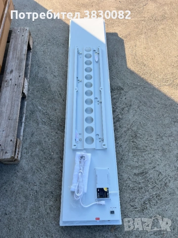 Инфрачервен отоплителен панел огледало за стая баня 1800х350 650W, снимка 7 - Отоплителни печки - 52739656