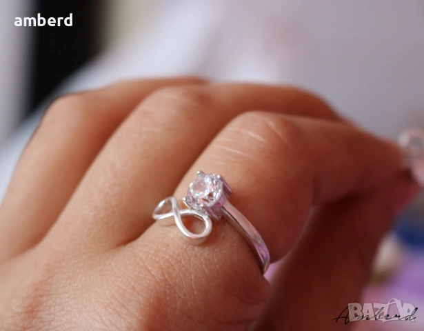 Страхотен сребърен пръстен - модел PLR028, снимка 3 - Пръстени - 53677285