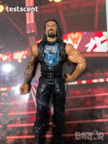 Екшън фигура WWE Roman Reigns Roman Empire Basic Series mattel Роман Рейнс играчка, снимка 2 - Колекции - 48384859