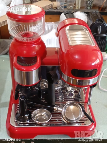 Кафемашина Klartein Bella Cofe, снимка 2 - Кафемашини - 53713233