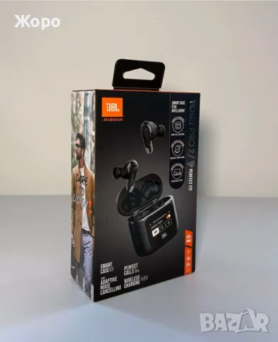  Оригинални слушалки JBL Тour Pro 2(black edition)нови, снимка 3 - Слушалки и портативни колонки - 48093067