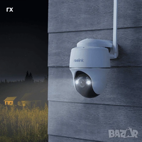 Reolink GO PT Ultra 4K 8MP 4G LTE соларна камера, захранвана от батерии