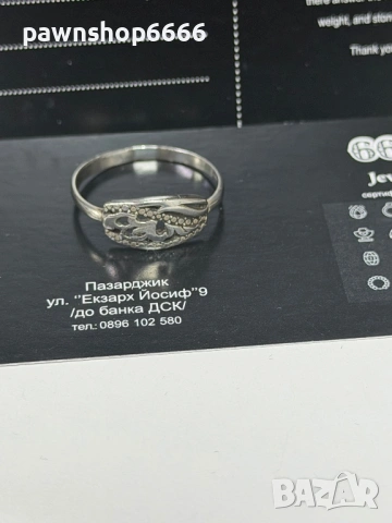 Сребърен пръстен 925 проба , снимка 2 - Пръстени - 54026360