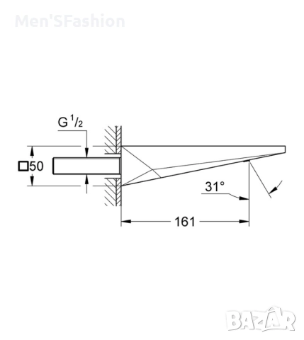 Grohe Allure Brilliant - чучур за вана , снимка 2 - ВИК - 51942946