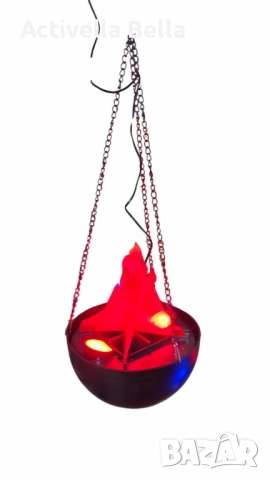 Декоративна окачена електрическа камина с реалистичен LED пламък, снимка 6 - Декорация за дома - 52545844