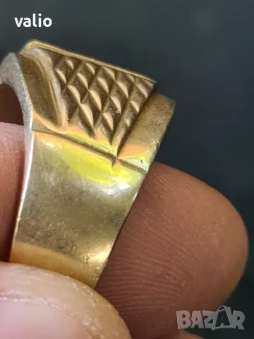Мъжки пръстен 585 14к, снимка 5 - Пръстени - 50286269
