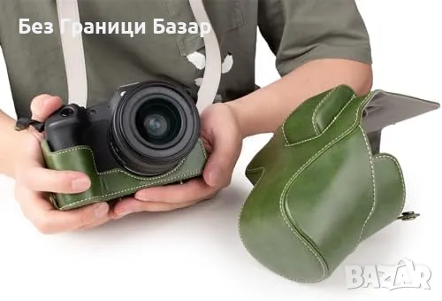 Нов Ретро калъф за фотоапарат Canon EOS R8 Перфектна защита Лек и удобен дизайн, снимка 5 - Чанти, стативи, аксесоари - 47046934