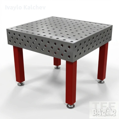 Заваръчна маса 1200×1000 мм (25 мм плот) | ЛИЗИНГ