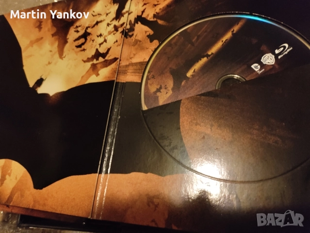 Колекционерско блу рей издание на тъмния рицар трилогия Кристофър Нолан blu ray комплект с колички , снимка 9 - Blu-Ray филми - 52387270