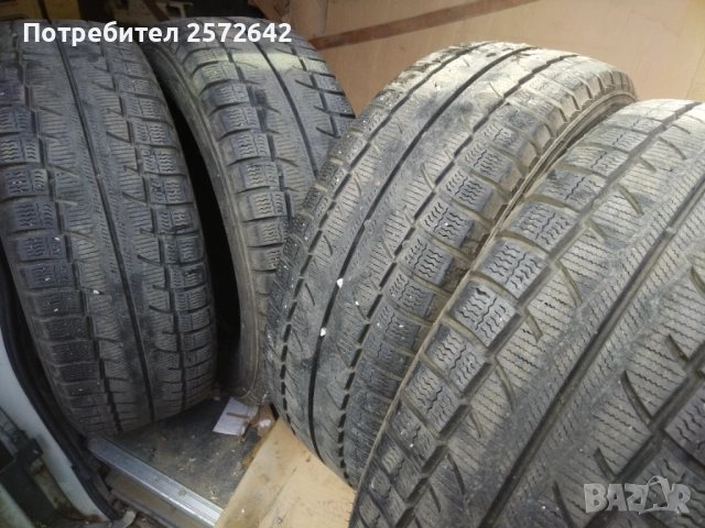 Продавам 4бр зимни гуми 225 65 16 С, 7+мм грайфер, снимка 5 - Гуми и джанти - 52545798