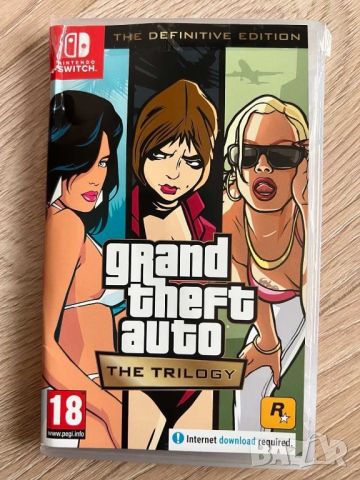 игра Grand Theft Auto: The Trilogy - Definitive Edition (Nintendo Switch), снимка 1 - Игри за Nintendo - 45619266