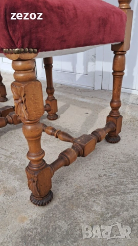 Столове с високи облегалки 2 бр., снимка 2 - Столове - 53902312