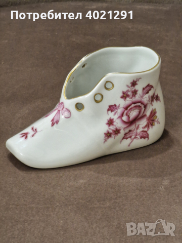 Herend Hungary Porcelain Shoe Херенд Унгария Порцелан обувка, снимка 1 - Декорация за дома - 44963376