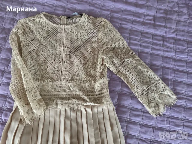 Дамска елегантна рокля Zara, снимка 3 - Рокли - 47303977