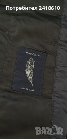 Armani Jeans AJ Womens Down Jacket Parka Size 40/ - M /L ОРИГИНАЛ! Дамскo дълго  пухено яке!, снимка 11 - Якета - 48753222