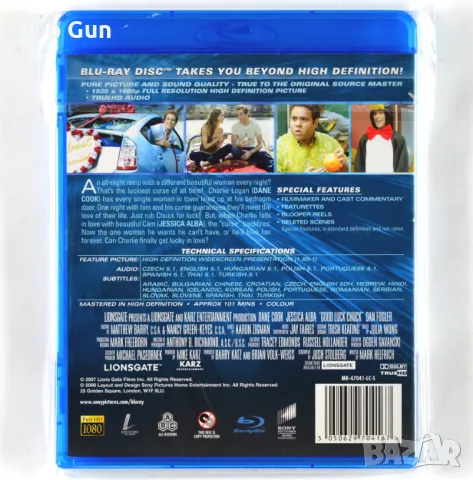 Блу Рей Чък за Късмет / Blu Ray Good Luck Chuck, снимка 2 - Blu-Ray филми - 44100154