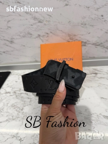Louis Vuitton колан естествена кожа в кутия, снимка 2 - Колани - 54100155